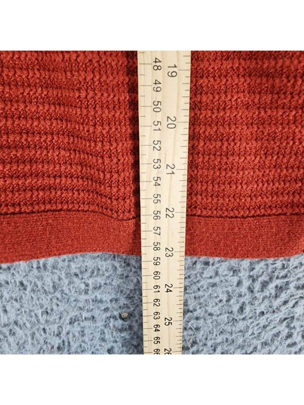 Tahari Sweater Womens Medium Tomato Red Long Sleeve Pullover - Picture 6 of 10